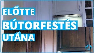 Bútorfestés kezdőknek  konyhabútor  Annie Sloan krétafesték [upl. by Aennyl]