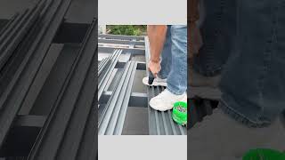 Aluminum alloy awning installation process [upl. by Colby]