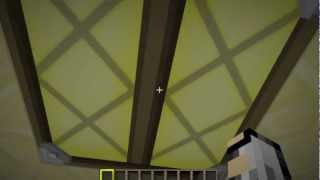 Redstone tutorials Retractable Ceiling lights [upl. by Tse]