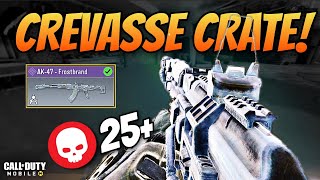 NEW EPIC AK47 FROSTBRAND GAMEPLAY Crevasse Crate in COD Mobile Season 13 [upl. by Otes]