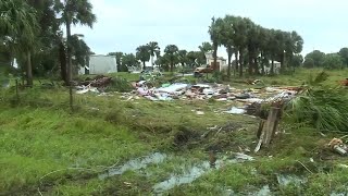 Okeechobee tornado sends 2 people to hospital [upl. by Leila]