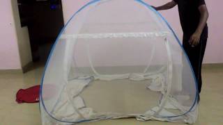 How to fold mosquito net in tamil  கொசு வலை மடிப்பது எப்படி [upl. by Kath]