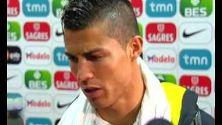 CRonaldo talks about his disallowed goal against Spain HQ [upl. by Edrahs]