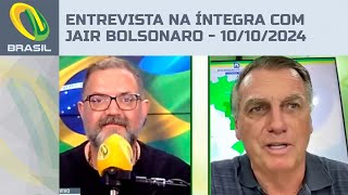 Entrevista na íntegra com Jair Bolsonaro  10102024 [upl. by Murray364]