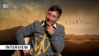 Eternals  Barry Keoghan on Marvels incredible new ensemble tight costumes amp the Irish accent [upl. by Buehrer]