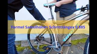 Fahrradsattel richtig einstellen [upl. by Herc]