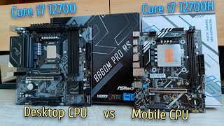 Процессор для ноутбука Core i7 12700H против десктопного i7 12700🔥 Жаркая битва сложный выбор 🔥 [upl. by Rodriguez178]