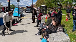 Watch City Steampunk Festival 2024 Beating Harry Houdini Straitjacket escape record Insta360 X4 8K [upl. by Ahsiyt167]