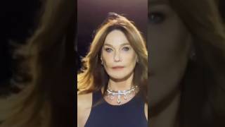 Carla Bruni ✨shines 🪩at Messika High Jewelry Fashion Show shortsmust watch [upl. by Gallagher]