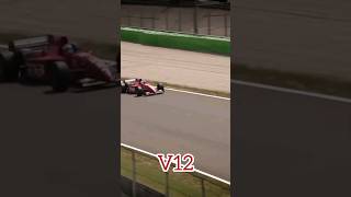 Engine sounds of F1 over the years V12 V10 V8 V6 f1 michaelschumacher lewishamilton [upl. by Eibor]