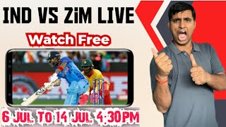 How To Watch India Vs Zimbabwe T20 Live 2024  India VS Zimbabwe T20 Series 2024 Live  Ind VS Zim [upl. by Alakim502]