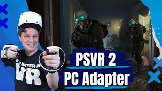 AWESOME The PSVR2 PC adapter is here Unboxing setup and HalfLife Alyx gameplay [upl. by Molohs]