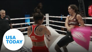 Pillow fighting has entered the professional ring  USA TODAY [upl. by Annohsak858]