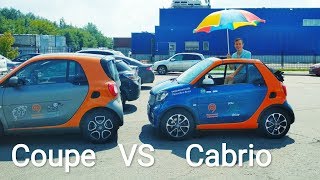 WHATS THE DIFFERENCE BETWEEN SMART CABRIO and SMART COUPE [upl. by Farro394]