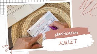 PLANIFICATION BUDGET JUILLET  SYSTÈME DES ENVELOPPES ✉️ [upl. by Lachman]