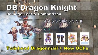 BB iRO DB Dragon Knight  Damage Comparison quotFeat Twinhead Dragonmail  New OCPs  IRO Chaos [upl. by Rechaba]