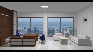 Sketchup Interior design  Office [upl. by Widera47]