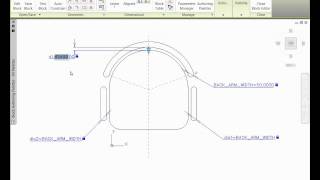 AutoCAD 2011  Dimensional Constraints [upl. by Aieka266]