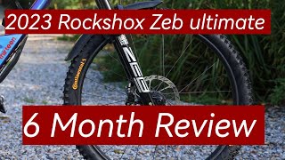 2023 Rockshox Zeb Ultimate 6 month review rockshox Zebultimate Rockshoxzeb [upl. by Nahtanaj]