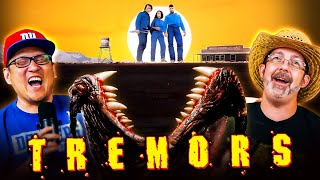 100 SUBSCRIBERS Xennials FTW  TREMORS 1990 MOVIE REACTION FIRST TIME WATCHING [upl. by Hendrick392]