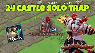 Lords Mobile  Only SOLO with leader 100 size boost Road to 25b points started WhiteArmyW [upl. by Naoh]