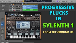 How to Make Progressive House Plucks in Sylenth From Start to Finish  Sound Design in Logic Pro X [upl. by Jamin]