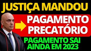 JUSTIÇA MANDOU PAGAR PRECATÓRIOS DO INSS AINDA EM 2023 SAIU A LISTA DE QUEM VAI RECEBER EM DEZEMBRO [upl. by Leisha]