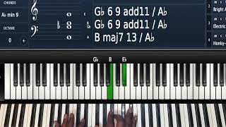 62514 Chord Progression with Tritone Subs DbC [upl. by Ytnom806]