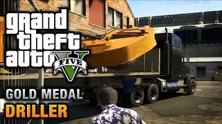 GTA 5  Mission 77  Driller 100 Gold Medal Walkthrough [upl. by Areic]