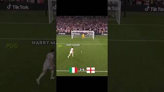 Italy vs England  Penalty shootout Euros 2020 football edit viral euro2024 [upl. by Nilesoj]