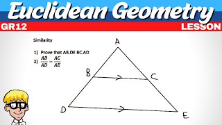 Grade 12 Similarity vs Proportionality theorem [upl. by Maddy]