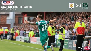 Highlights  Crewe Alexandra 03 Plymouth Argyle [upl. by Ynelram]