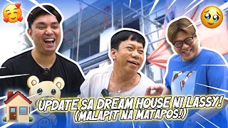 UPDATE SA DREAM HOUSE NI LASSY MALAPIT NA MATAPOS  BEKS BATTALION [upl. by Gassman]