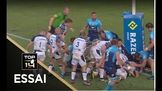 TOP 14  Essai Facundo BOSCH SUA  Montpellier  Agen  J1  Saison 20172018 [upl. by Emily308]