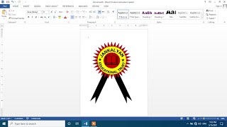 How to make batch logo design in ms word [upl. by Almena91]