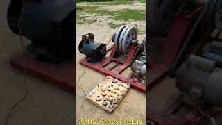 Homemade 220v Free Energy Generator [upl. by Rockie]