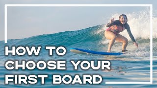 How To Choose A Beginner Surfboard  Which Surfboard Should YOU Buy 🏄‍♂️  Stoked For Travel [upl. by Elodie753]