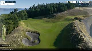 WGT Golf Chambers Bay 12 Tee Shot [upl. by Neda]