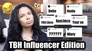 TBH INFLUENCER EDITION gets spicy 🌶 [upl. by Mihsah]