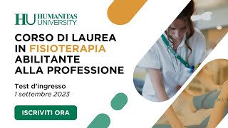 Corso di Laurea Triennale in Fisioterapia [upl. by Nomal2]