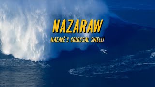 NAZARÉ 4K RAW JANUARY 8TH 2022  THE TITANS AWAKEN [upl. by Irita]