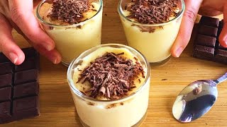 Ванильный Пудинг  Десерт без выпечки за 5 минут  Vanilla Pudding [upl. by Adilem]