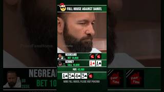 Full house against Daniel Negreanu poker [upl. by Eittap]