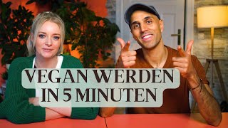 Vegan werden in 5 Minuten 🌱 ohne harte Bilder  Veganuary 2024 [upl. by Bonis]