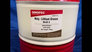 Moly Lithium Grease NLGI 2  55 Gallon [upl. by Odlaner483]