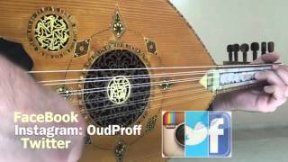 Farid Atrashs music Elhayah Hilwa on my Oud عزف عود أغنية فريد الأطرش الحياة حلوة [upl. by Boorer]