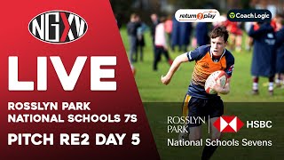 LIVE RUGBY 7s ROSSLYN PARK HSBC NATIONAL SCHOOL 7s 2022  PITCH RE2 DAY 5 [upl. by Scotty]