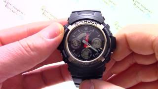 Часы Casio GSHOCK AW5901A AW5901AER  Видео обзор от PresidentWatchesRu [upl. by Elvina]