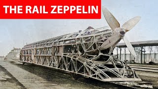 The Rail Zeppelin  Schienenzeppelin 1930 4k Colourised [upl. by Anahoj625]