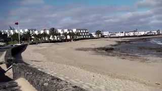 Playa Los Charcos Costa Teguise Lanzarote [upl. by Heilman]